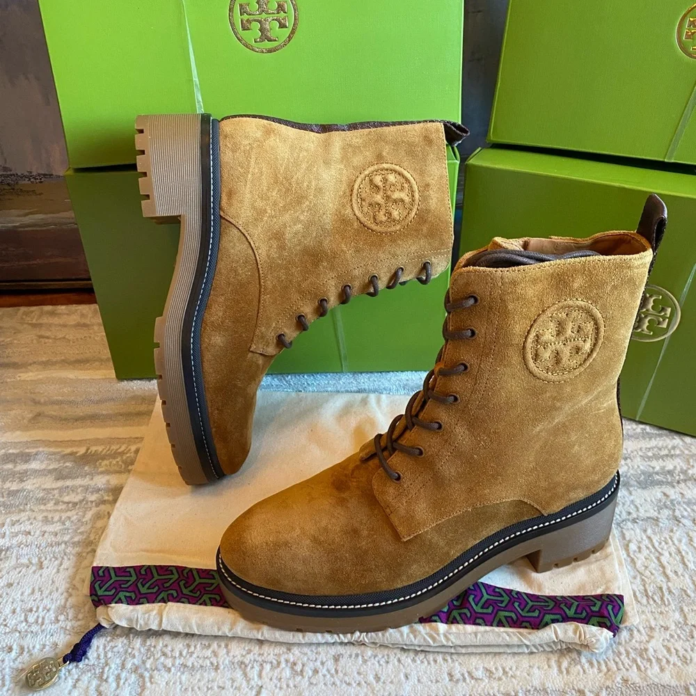 Tory Burch Miller Suede Ankle Boots